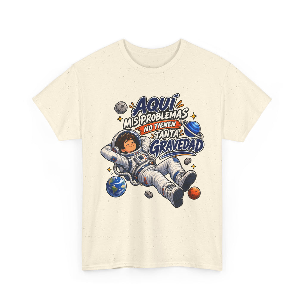 Camiseta "Problemas gravedad chico" | Frase divertida