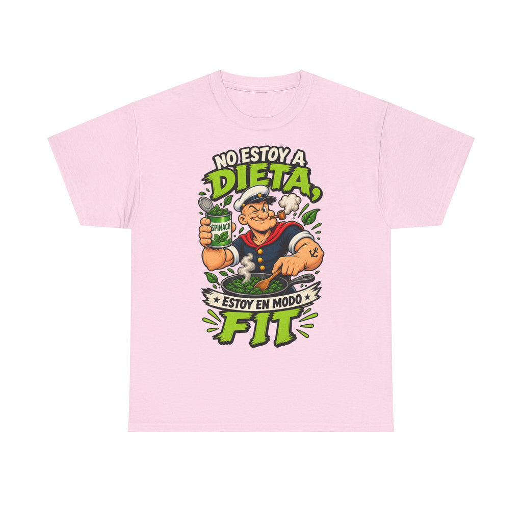 Camiseta "Dieta popeye fit" | Frase divertida
