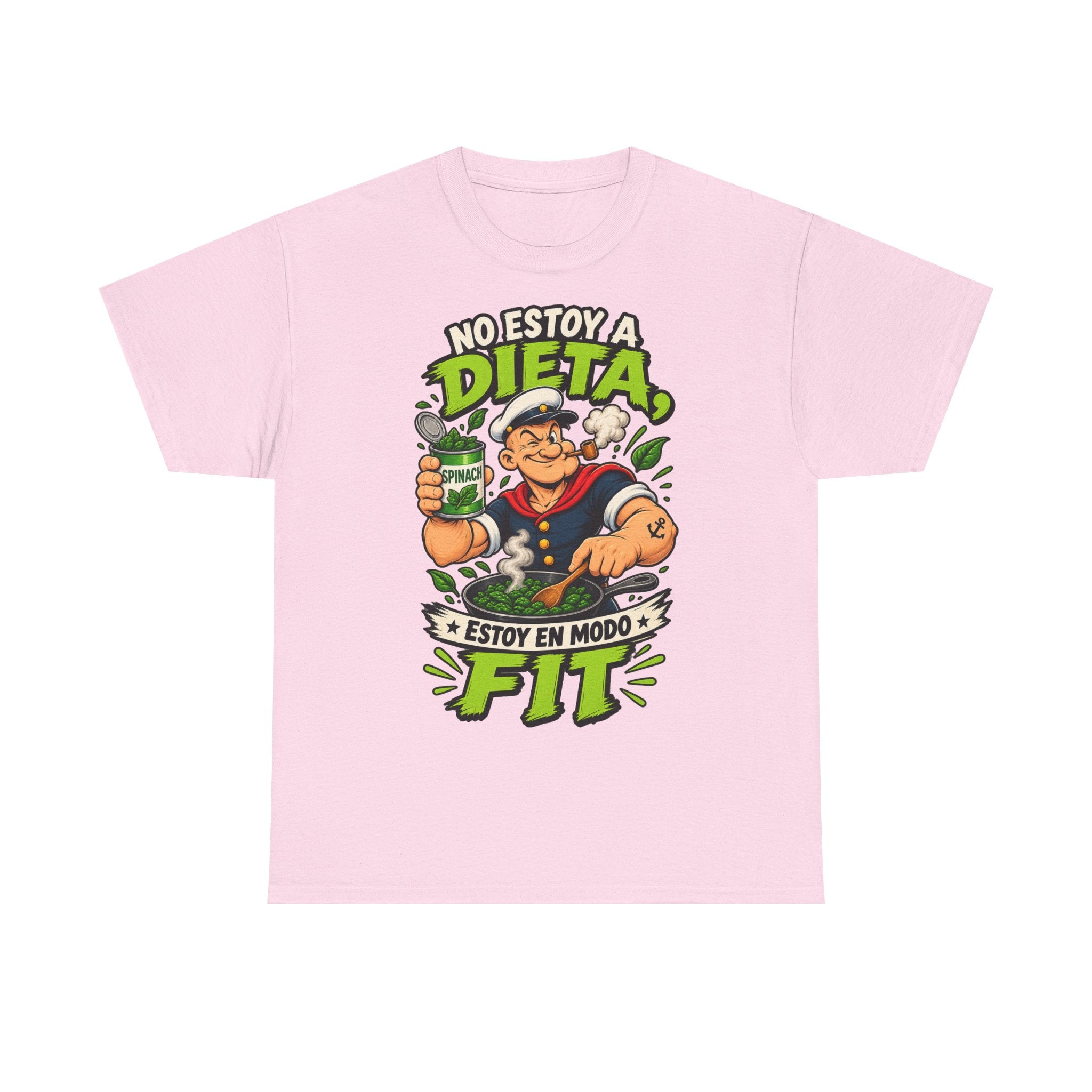 Camiseta "Dieta popeye fit" | Frase divertida