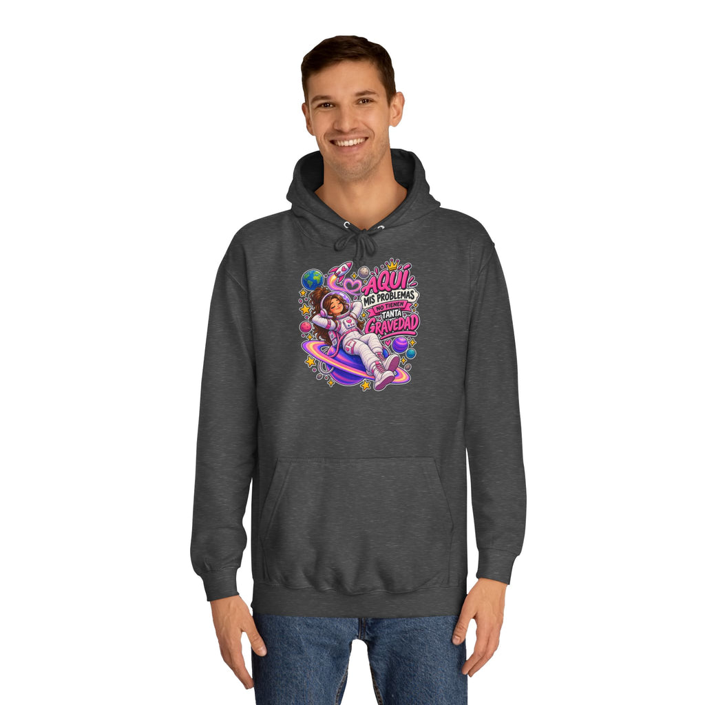 Sudadera "Problemas gravedad chica" | Humor con actitud