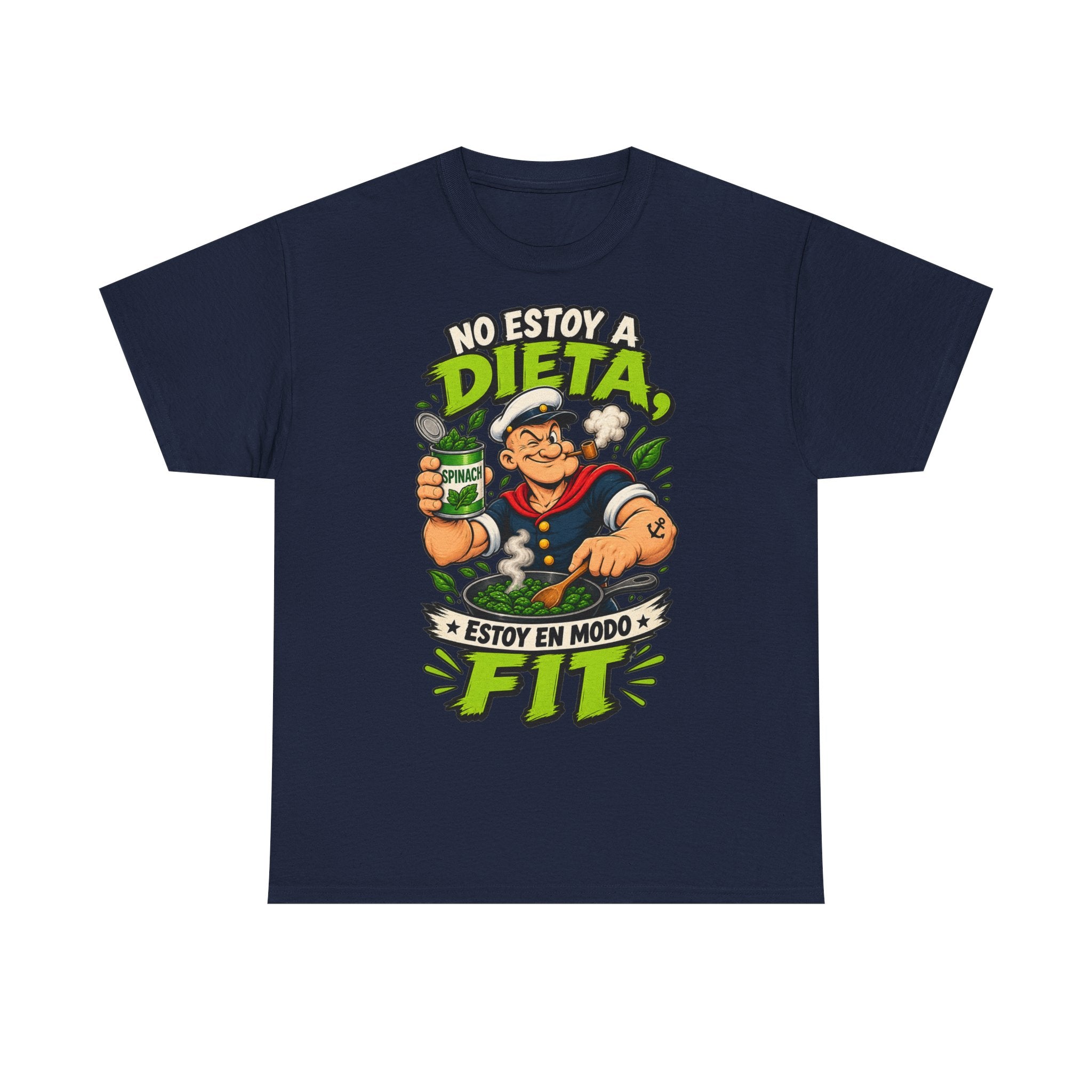Camiseta "Dieta popeye fit" | Frase divertida