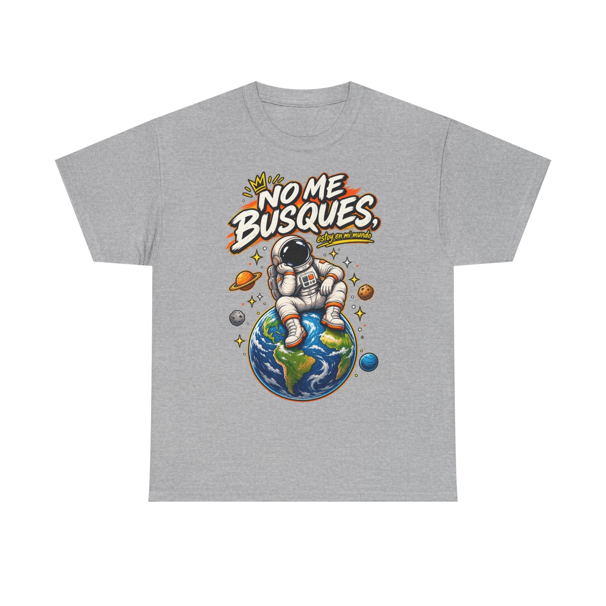 Camiseta "No me busques mundo" | Frase divertida