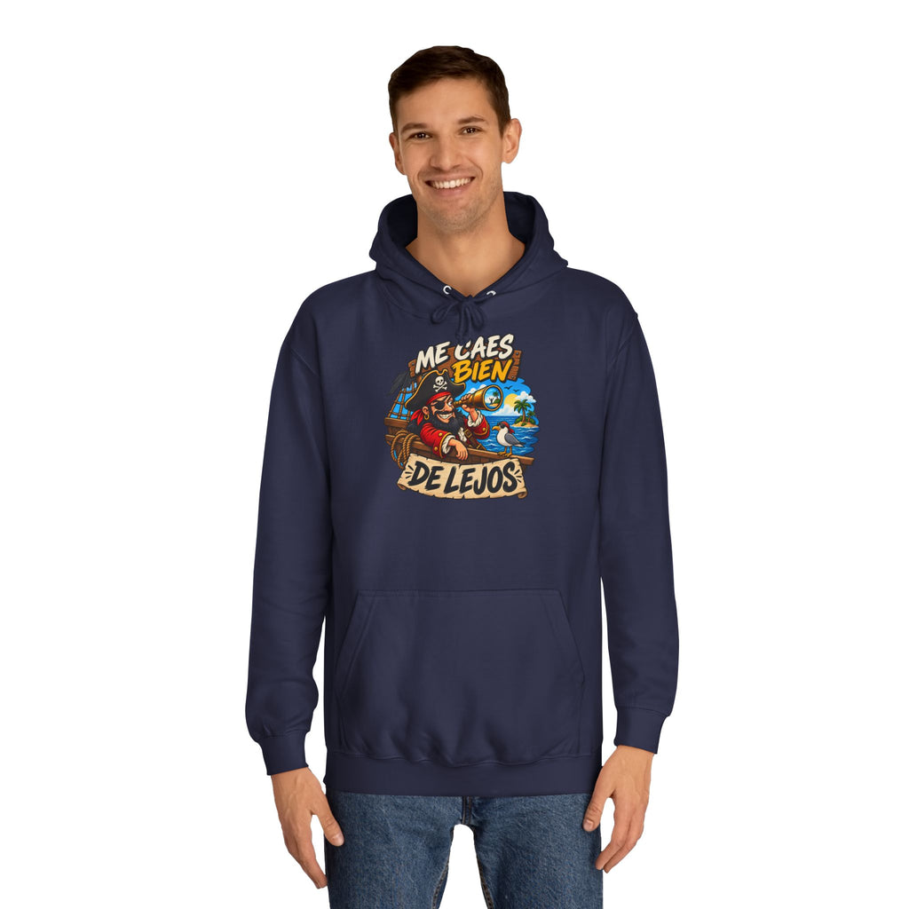 Sudadera "Caes bien de lejos" | Humor con actitud