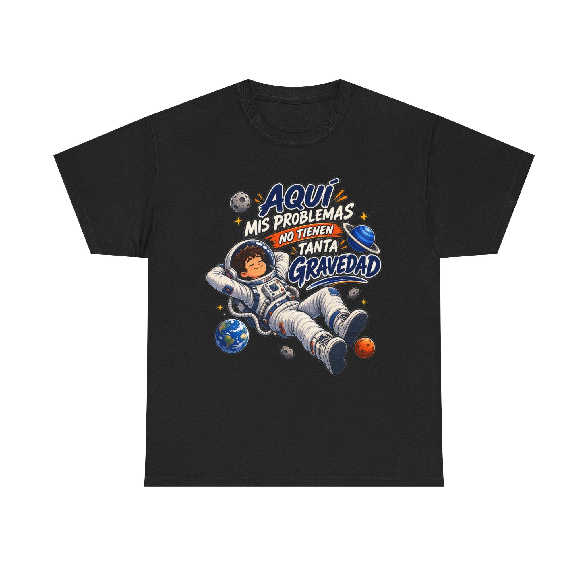 Camiseta "Problemas gravedad chico" | Frase divertida