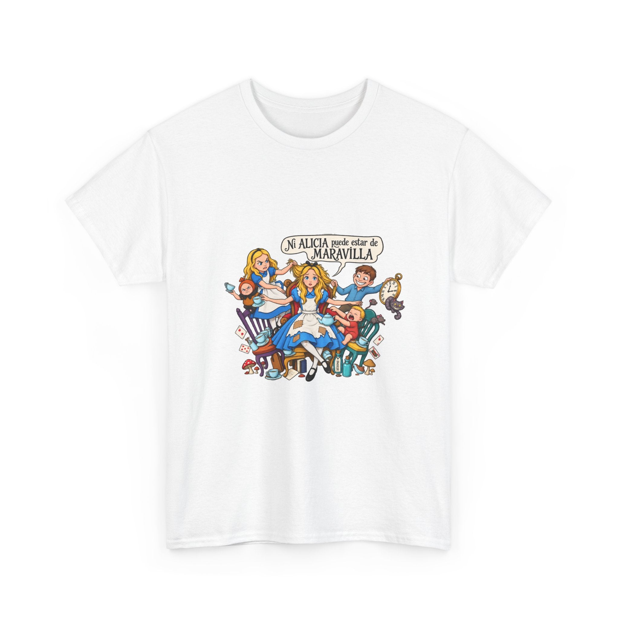 Camiseta "Alicia sin maravilla" | Frase divertida