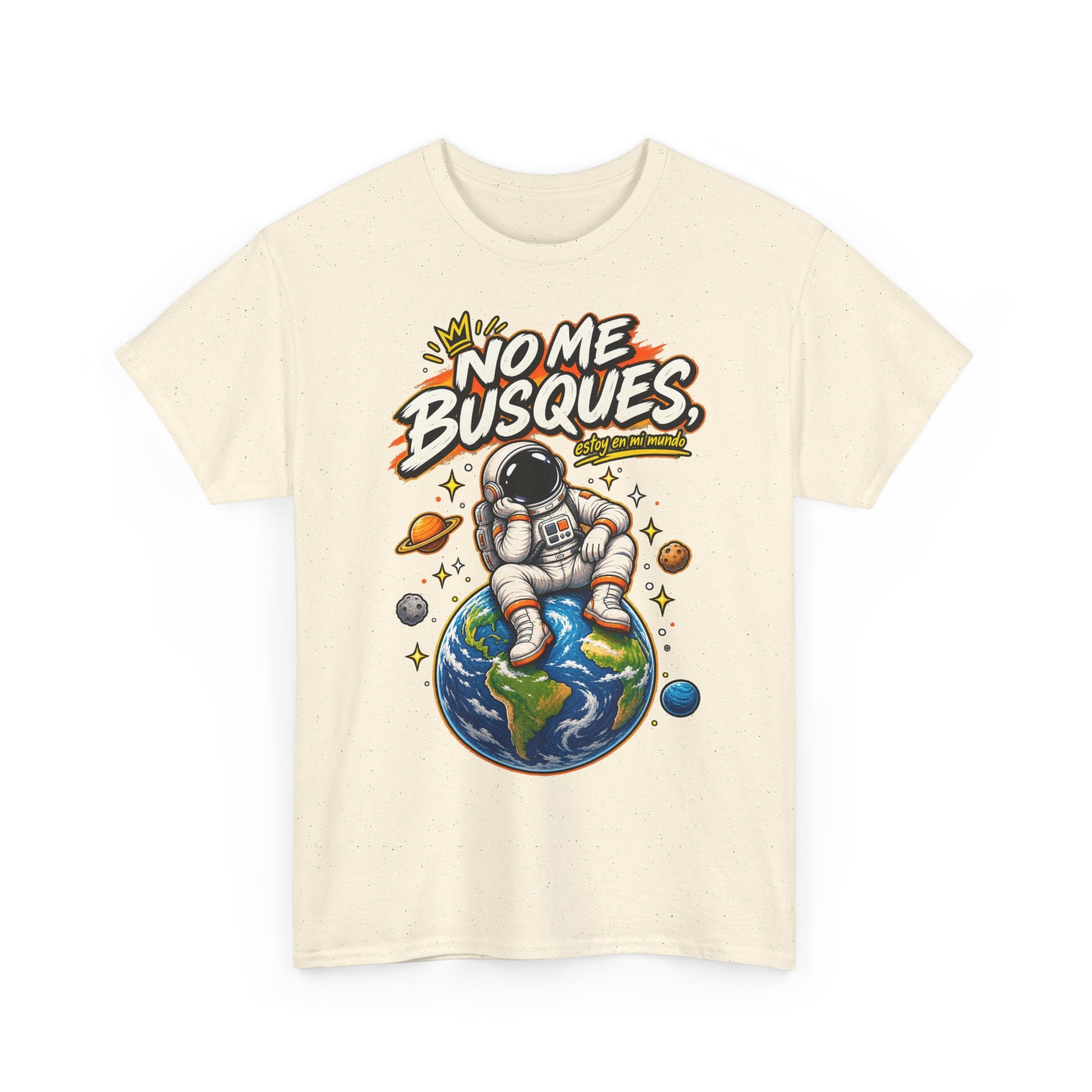 Camiseta "No me busques mundo" | Frase divertida