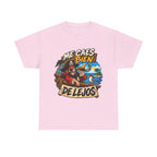 Camiseta "Caes bien de lejos" | Frase divertida