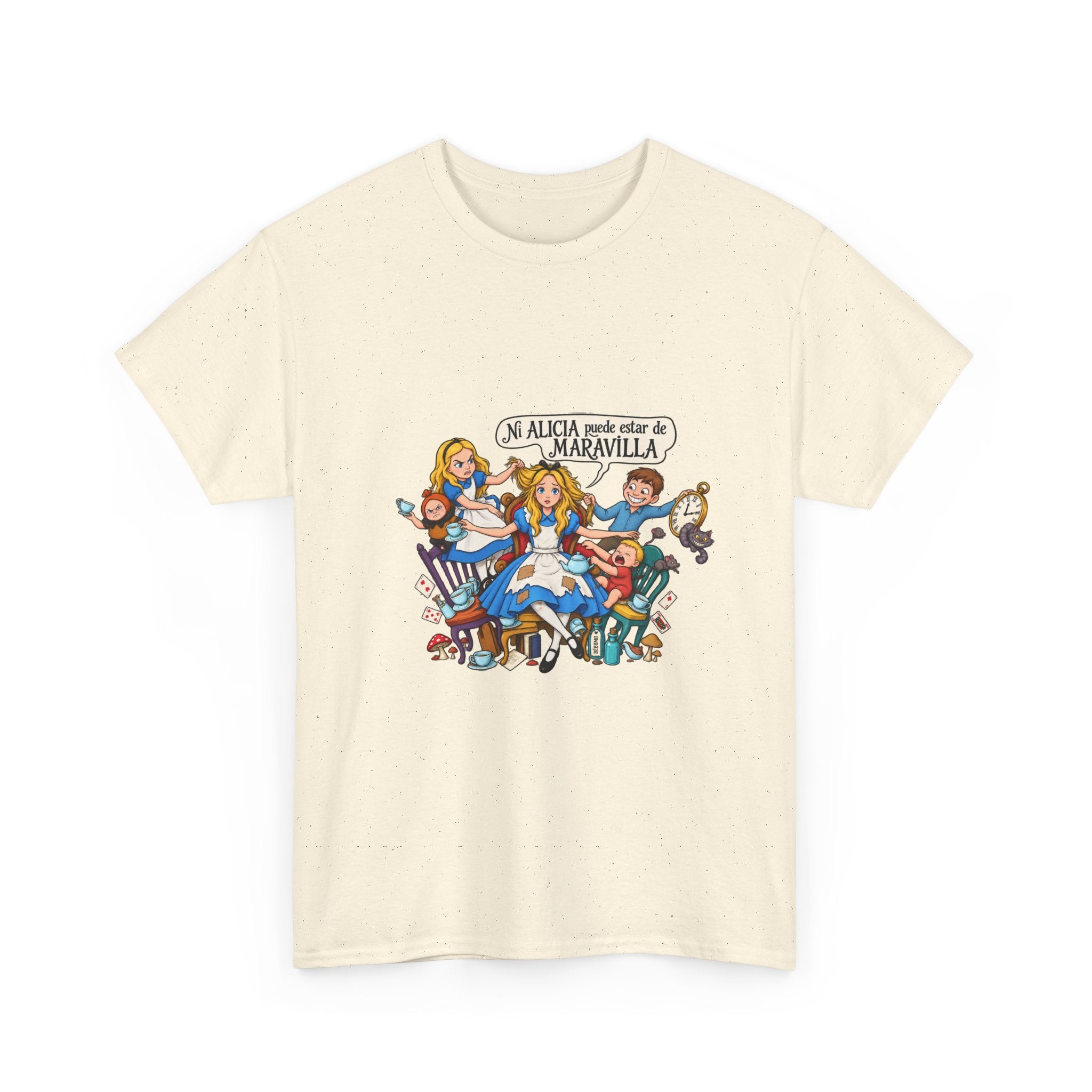 Camiseta "Alicia sin maravilla" | Frase divertida