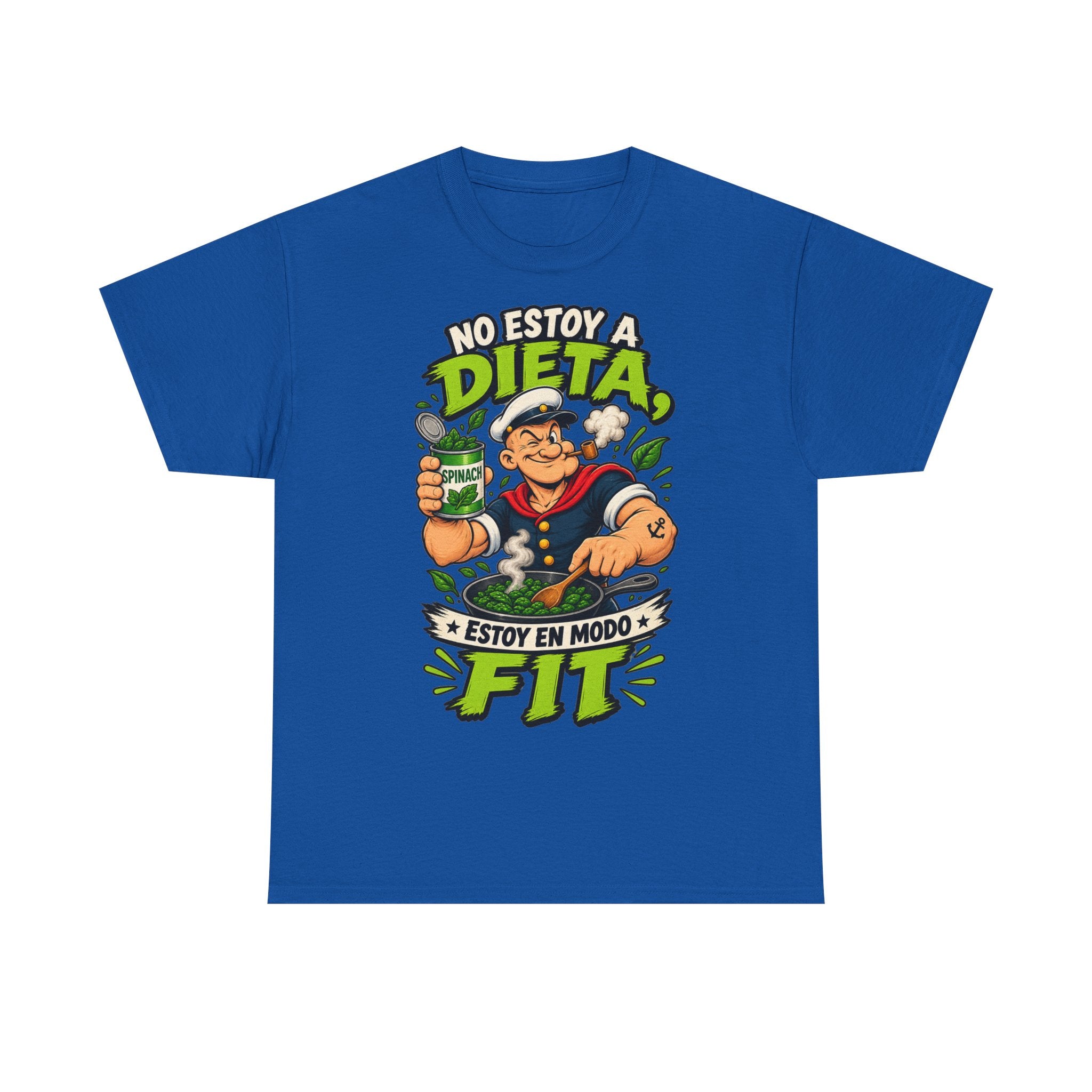Camiseta "Dieta popeye fit" | Frase divertida