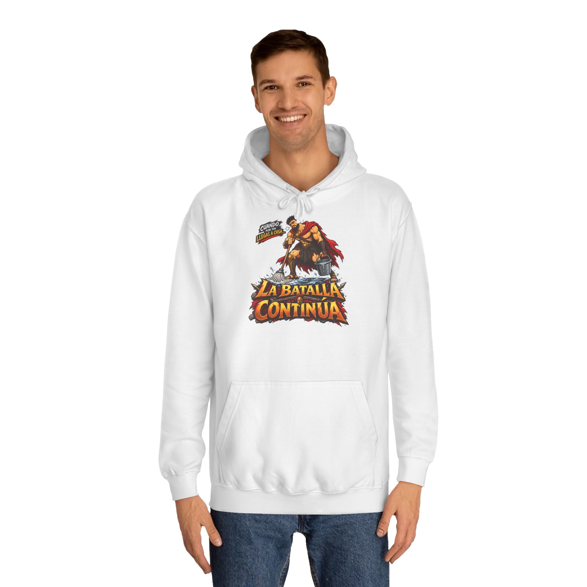 Sudadera "Batalla continua chico" | Humor con actitud