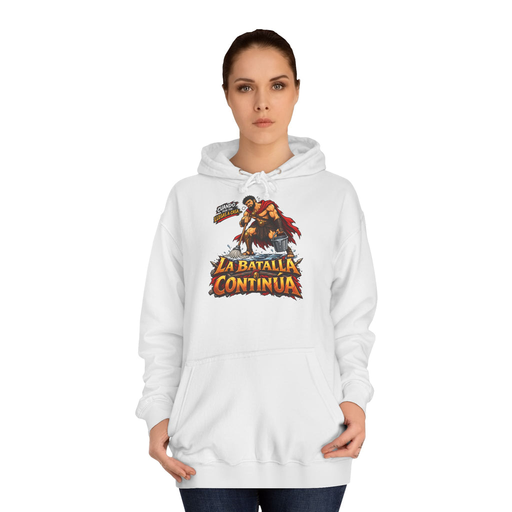 Sudadera "Batalla continua chico" | Humor con actitud