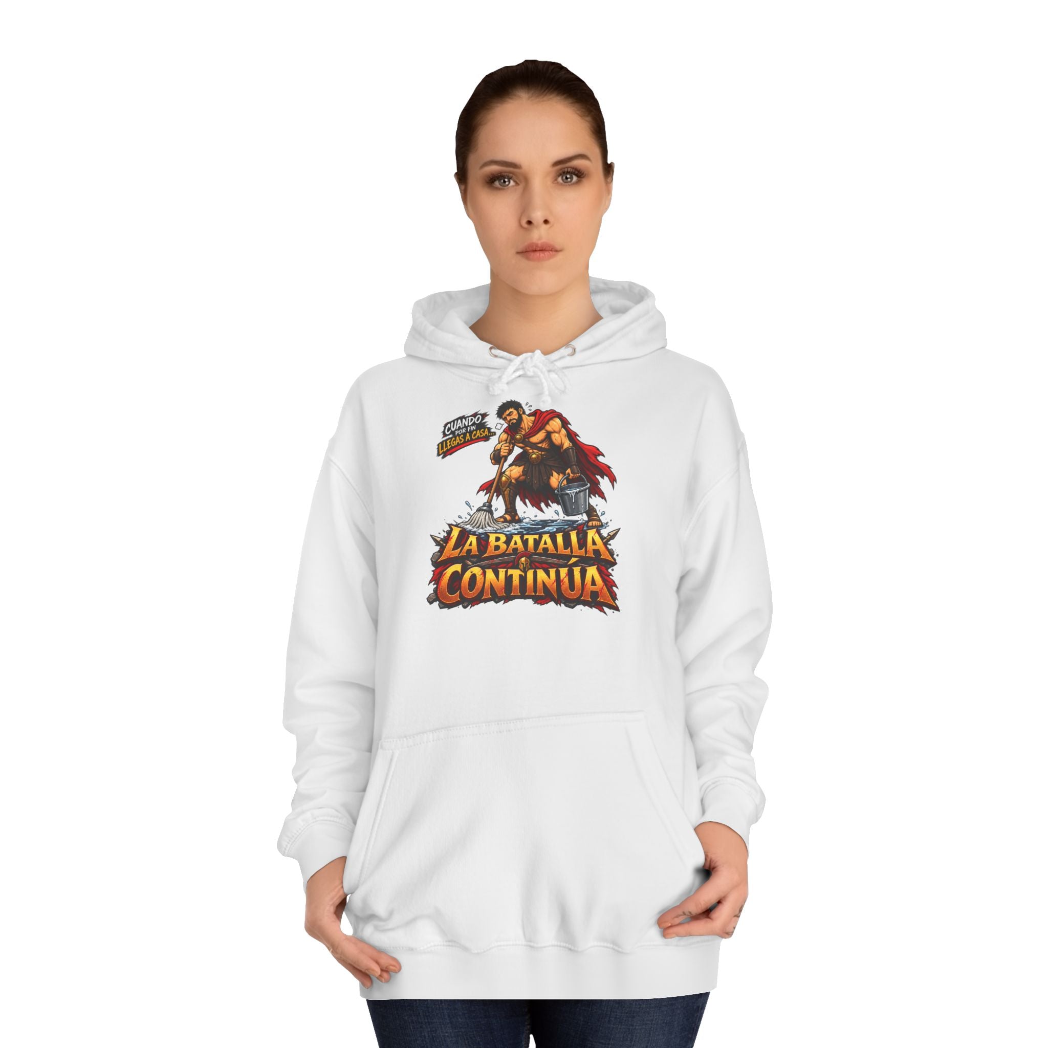 Sudadera "Batalla continua chico" | Humor con actitud