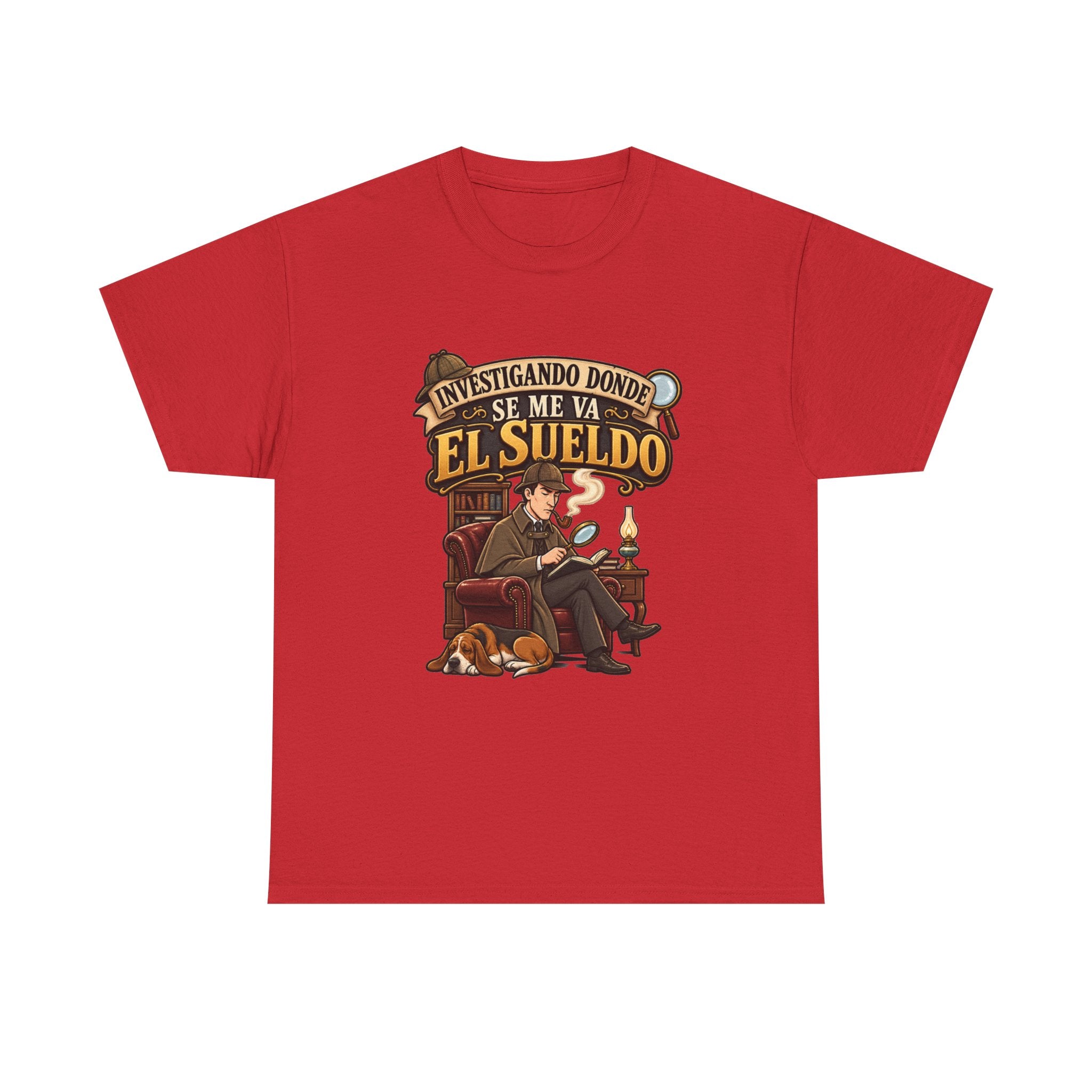 Camiseta "Sherlock sueldo" | Frase divertida