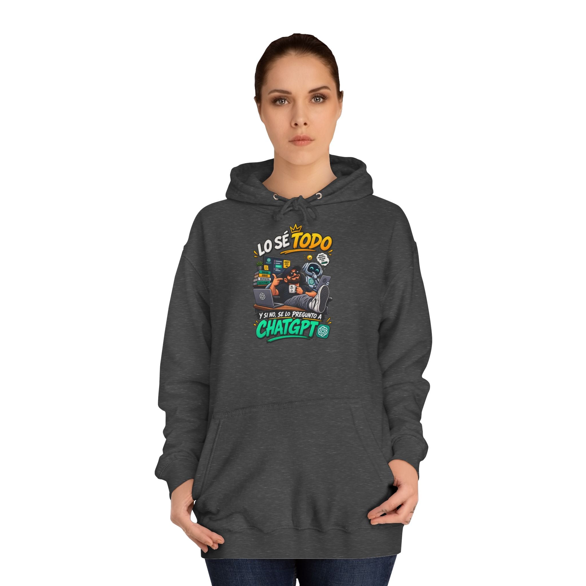 Sudadera "Lo se todo chatgpt" | Humor con actitud
