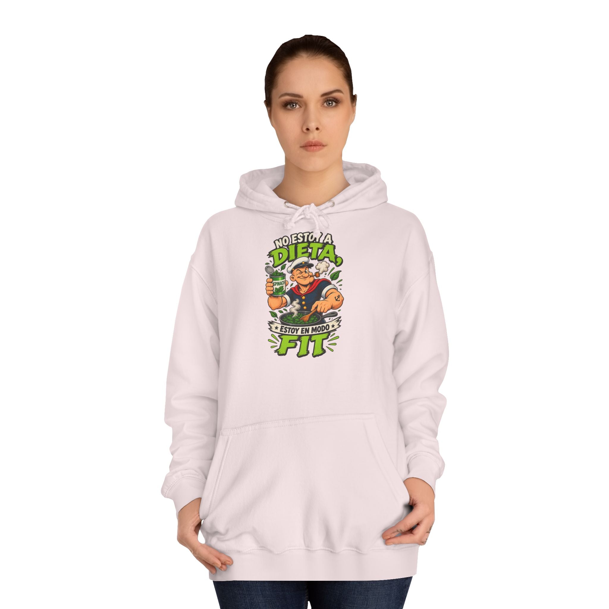 Sudadera "Dieta popeye fit" | Humor con actitud