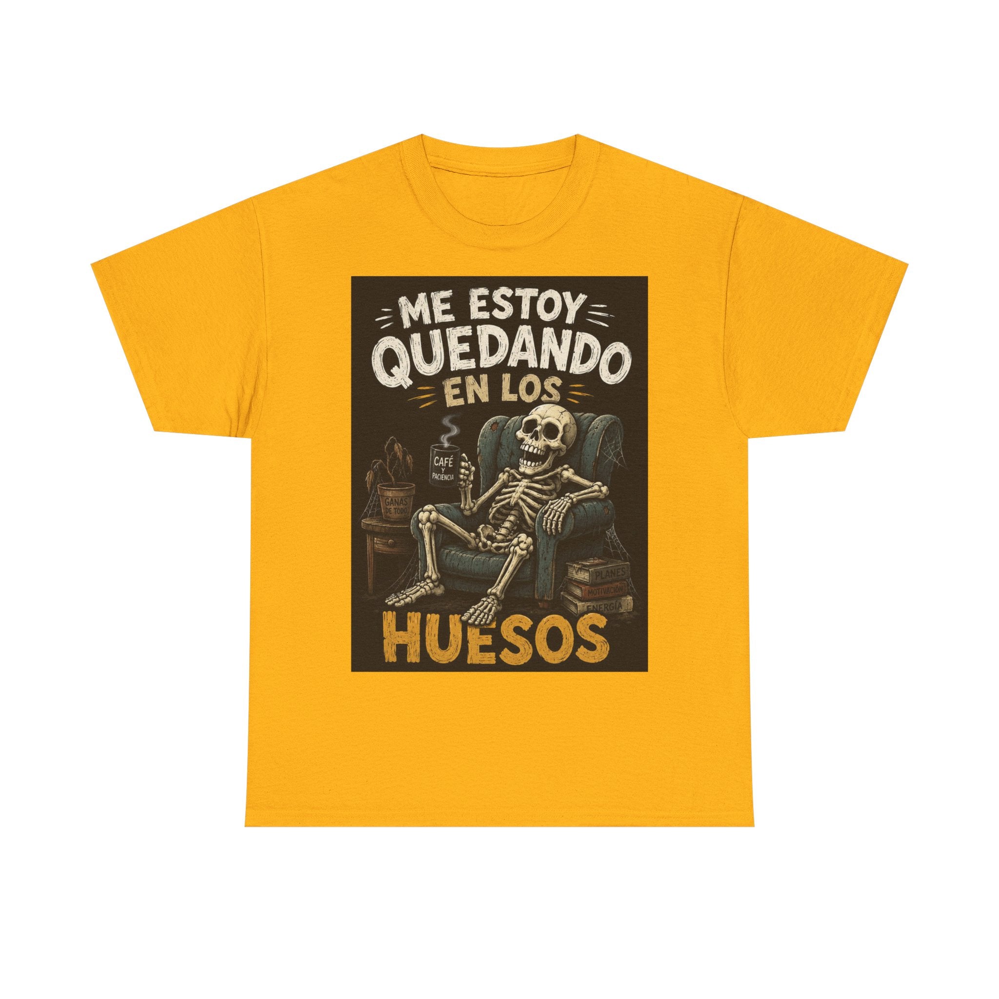 Camiseta "Me estoy quedando en los huesos" | Frase divertida