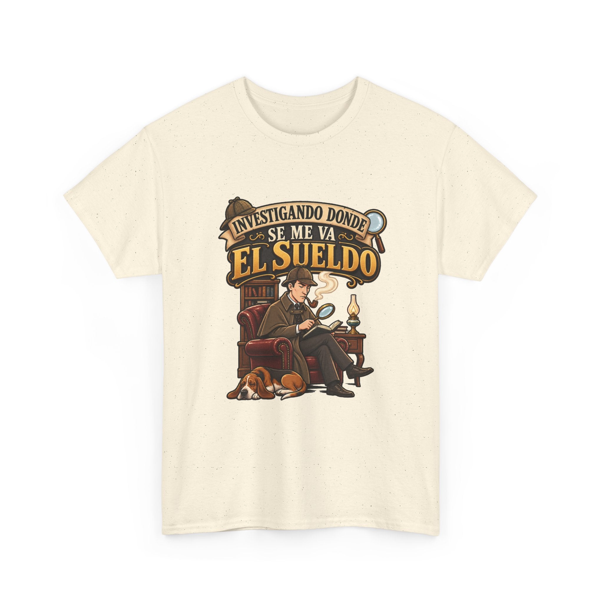 Camiseta "Sherlock sueldo" | Frase divertida