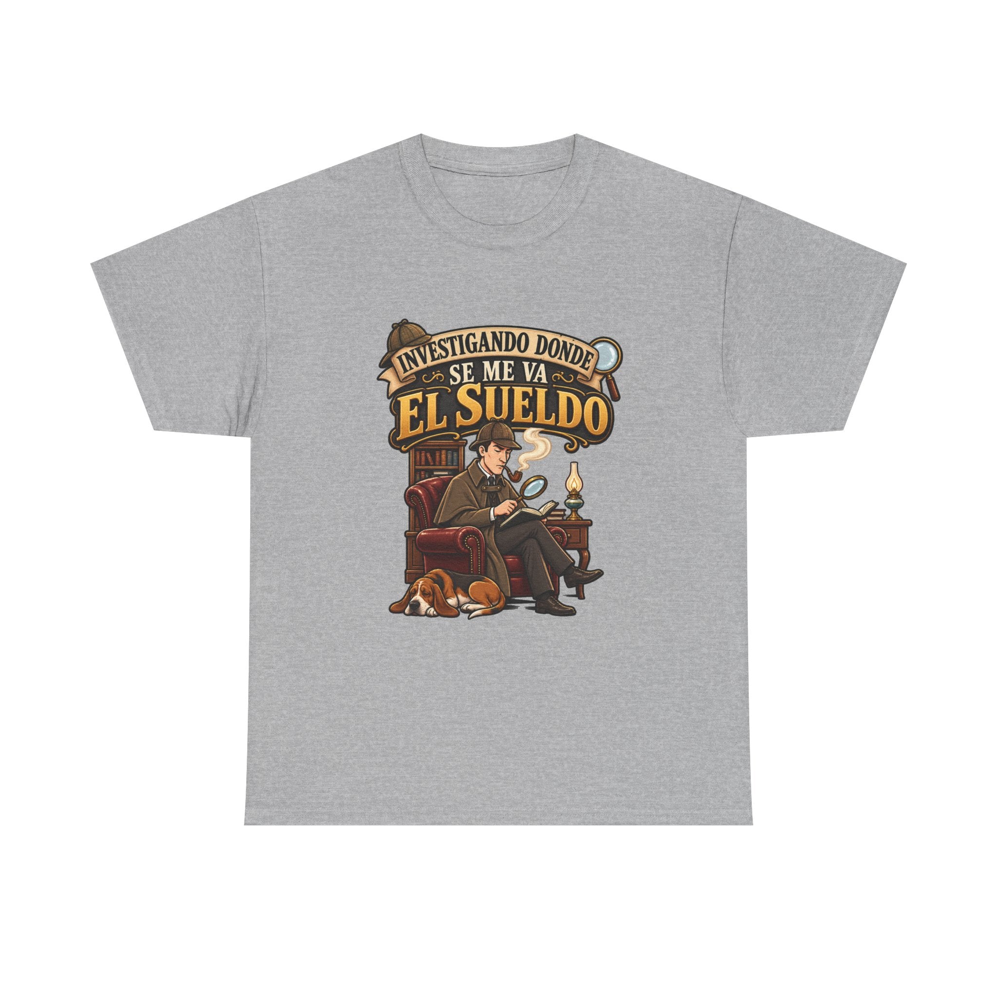 Camiseta "Sherlock sueldo" | Frase divertida