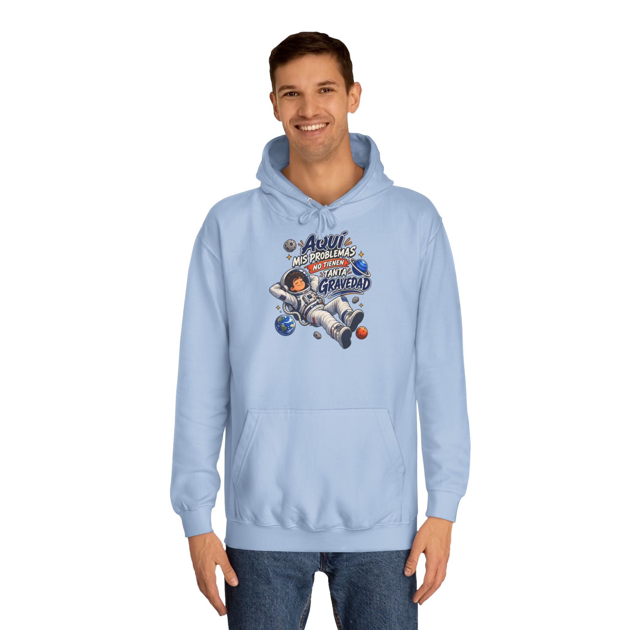 Sudadera "Problemas gravedad chico" | Humor con actitud