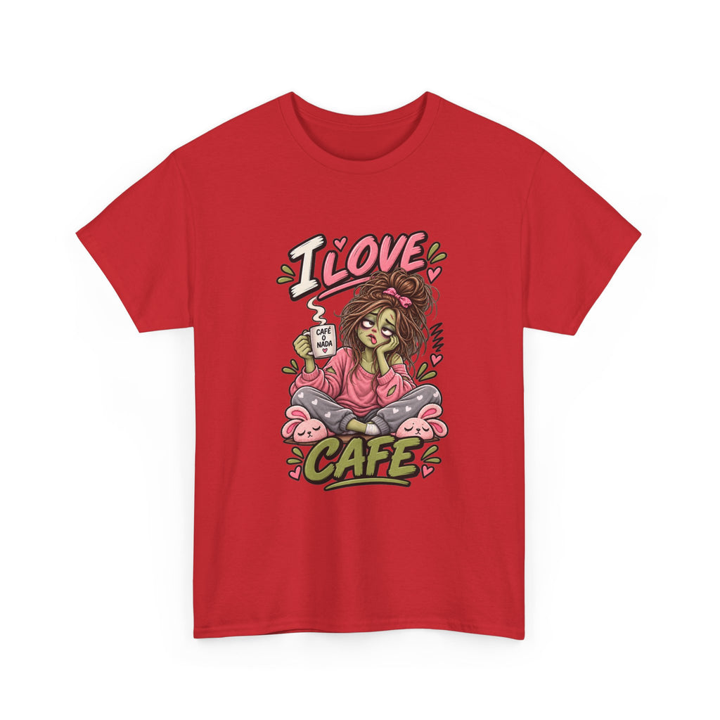 Camiseta "Love cafe" | Frase divertida