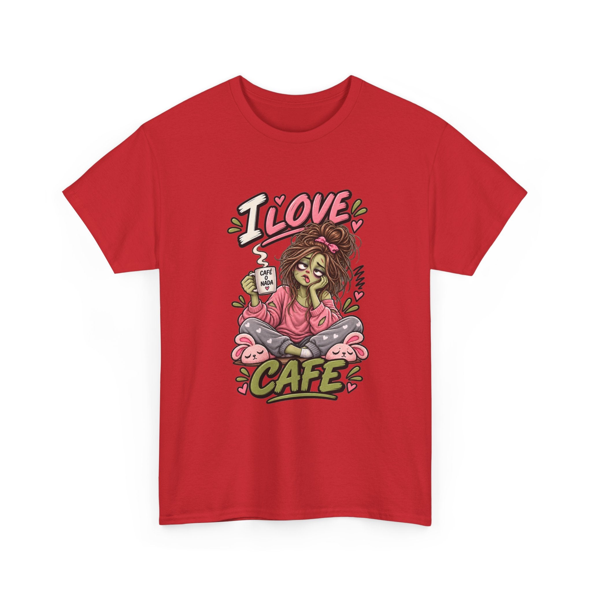 Camiseta "Love cafe" | Frase divertida