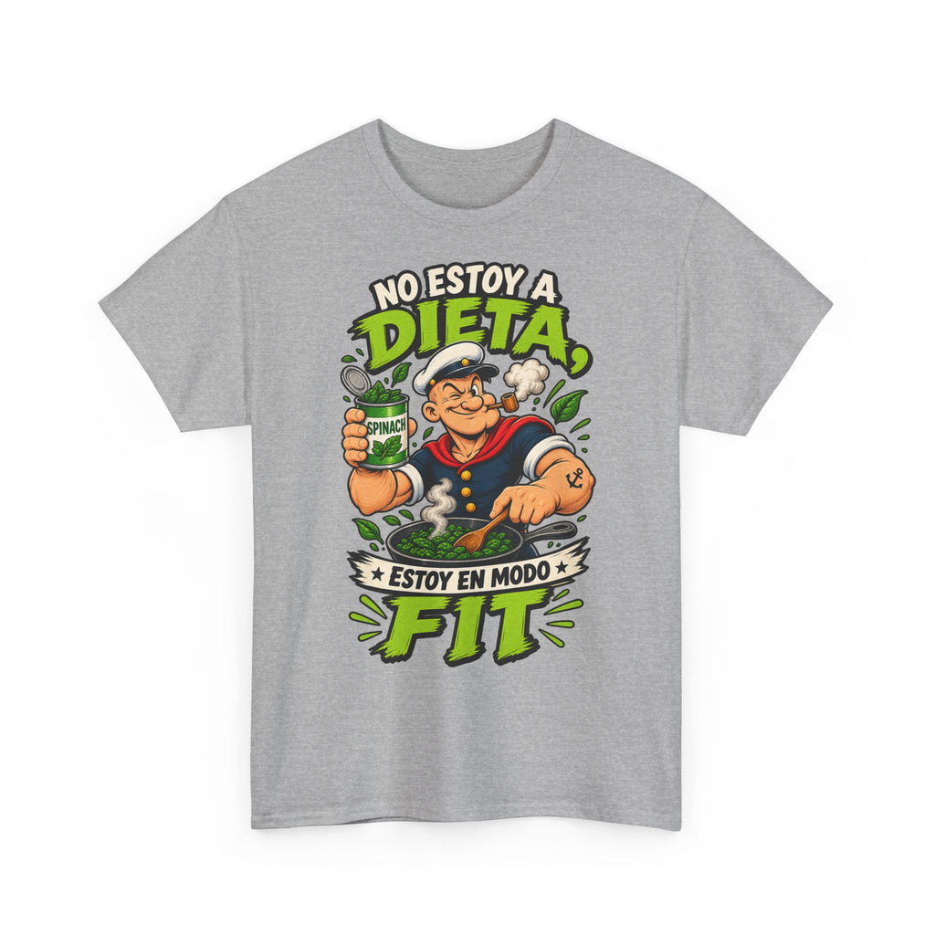 Camiseta "Dieta popeye fit" | Frase divertida