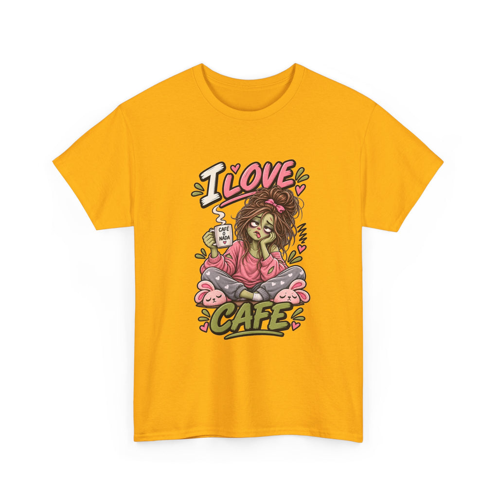 Camiseta "Love cafe" | Frase divertida
