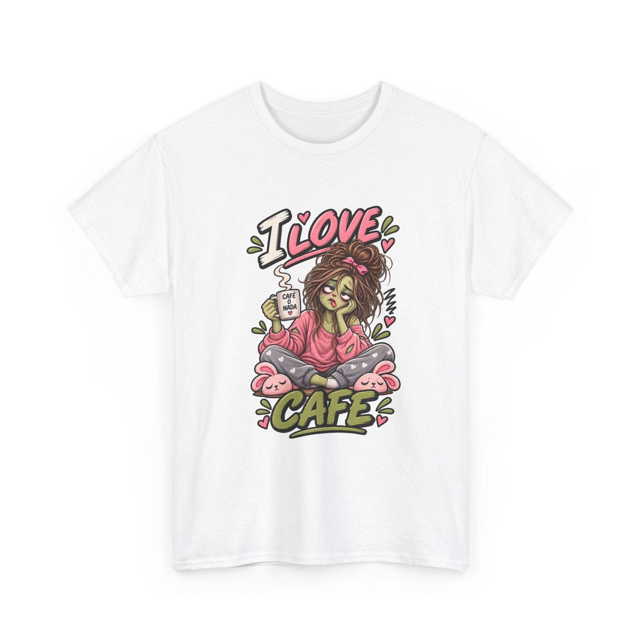 Camiseta "Love cafe" | Frase divertida
