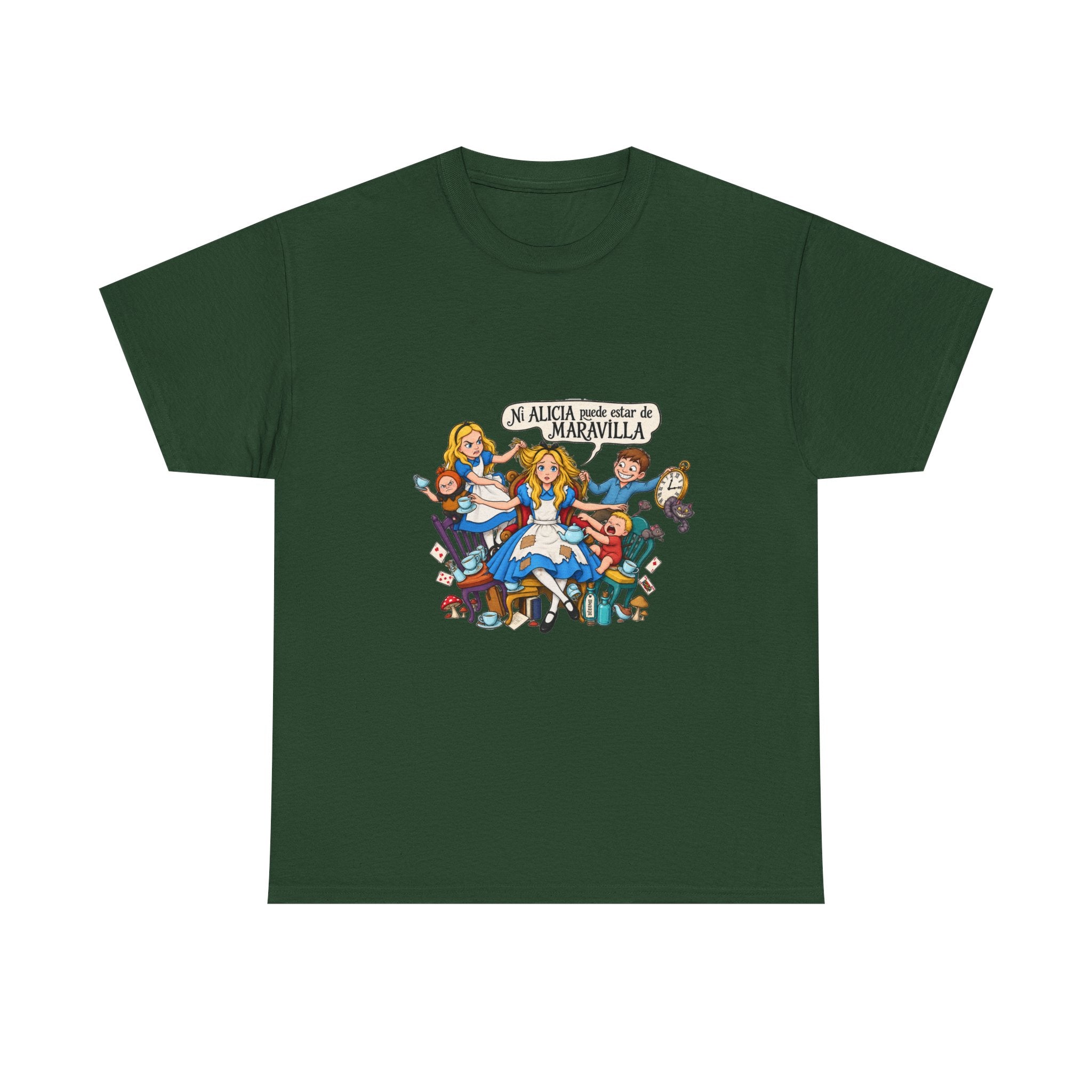 Camiseta "Alicia sin maravilla" | Frase divertida