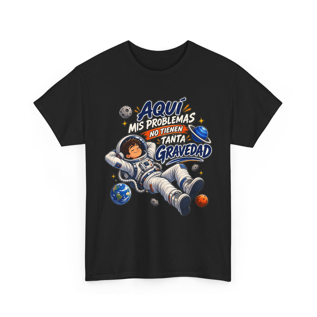 Camiseta "Problemas gravedad chico" | Frase divertida
