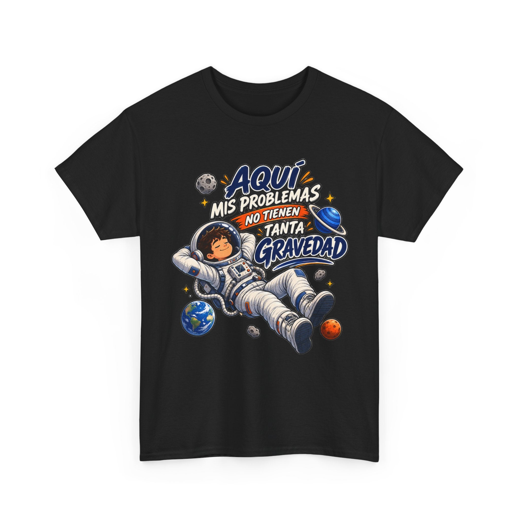 Camiseta "Problemas gravedad chico" | Frase divertida