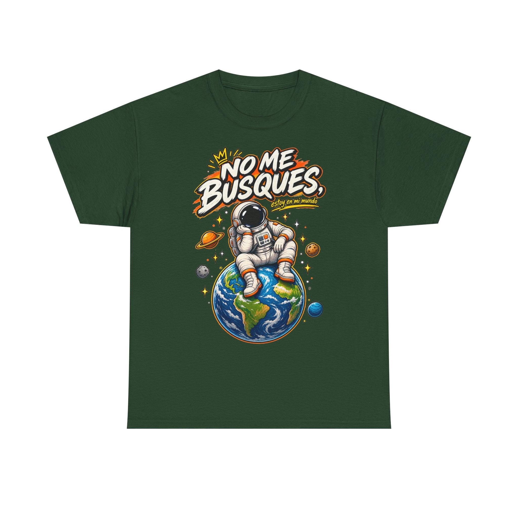 Camiseta "No me busques mundo" | Frase divertida