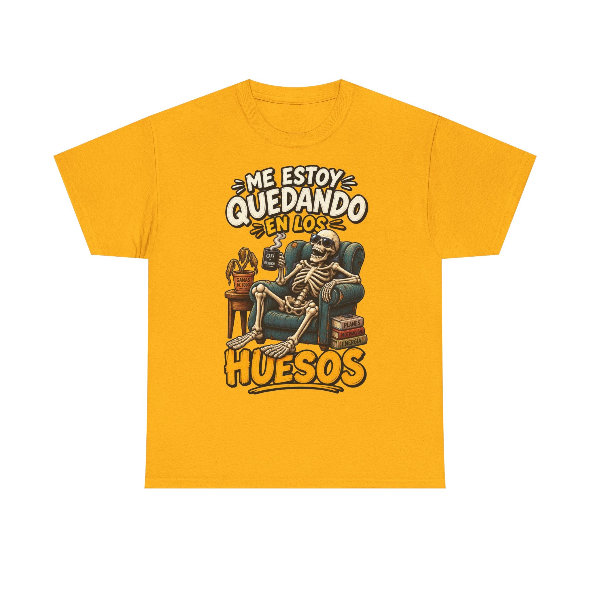Camiseta "Quedando en los huesos" | Frase divertida