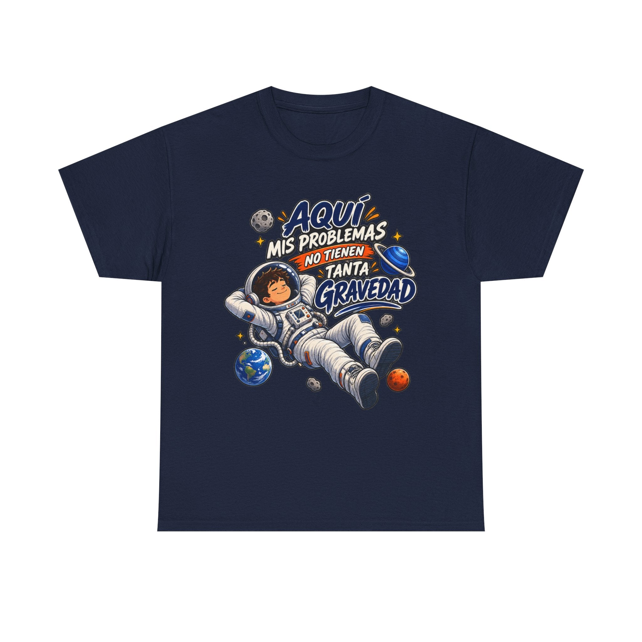 Camiseta "Problemas gravedad chico" | Frase divertida