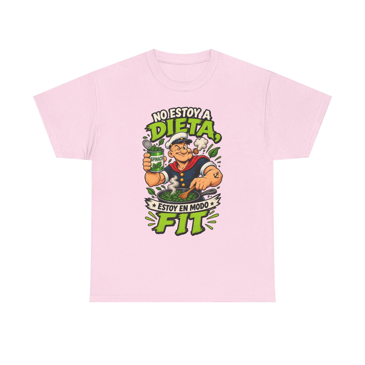 Camiseta "Dieta popeye fit" | Frase divertida