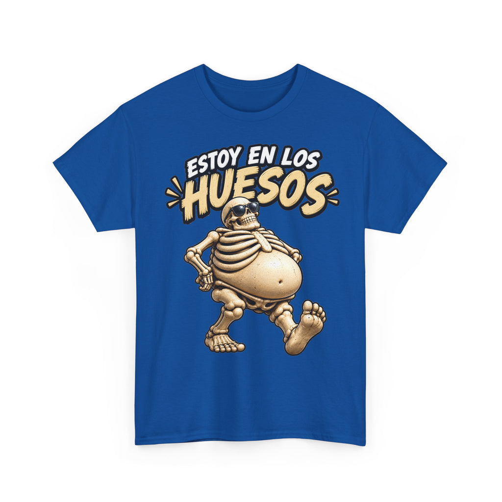 Camiseta "Estoy en los huesos anchos sfondo" | Frase divertida