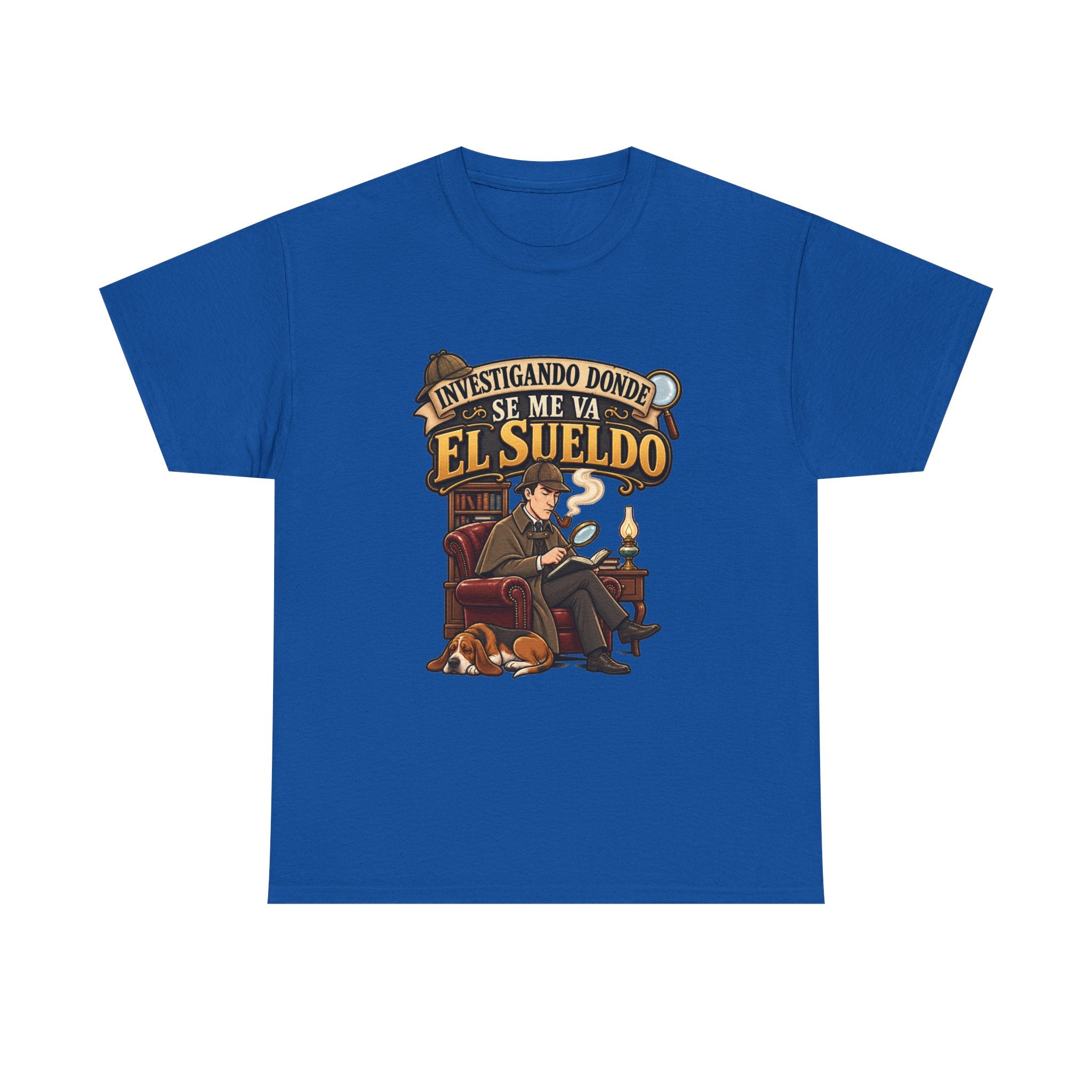 Camiseta "Sherlock sueldo" | Frase divertida