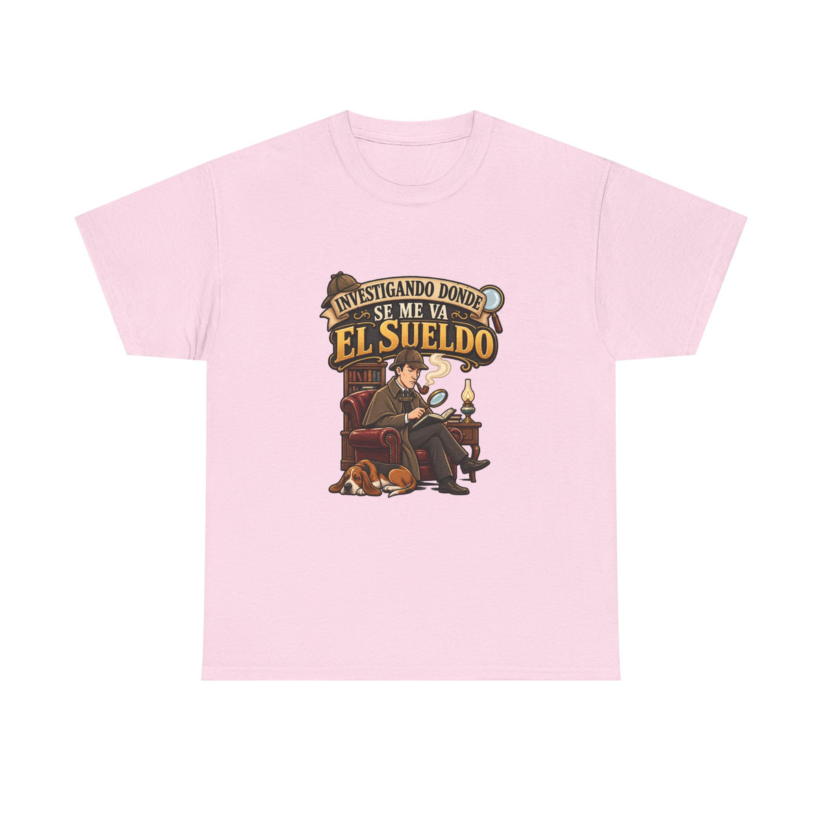 Camiseta "Sherlock sueldo" | Frase divertida