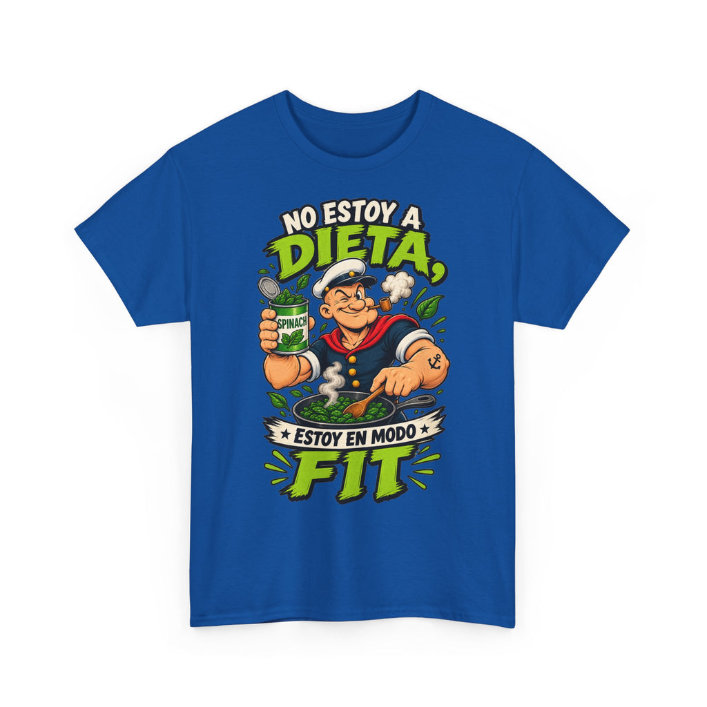 Camiseta "Dieta popeye fit" | Frase divertida