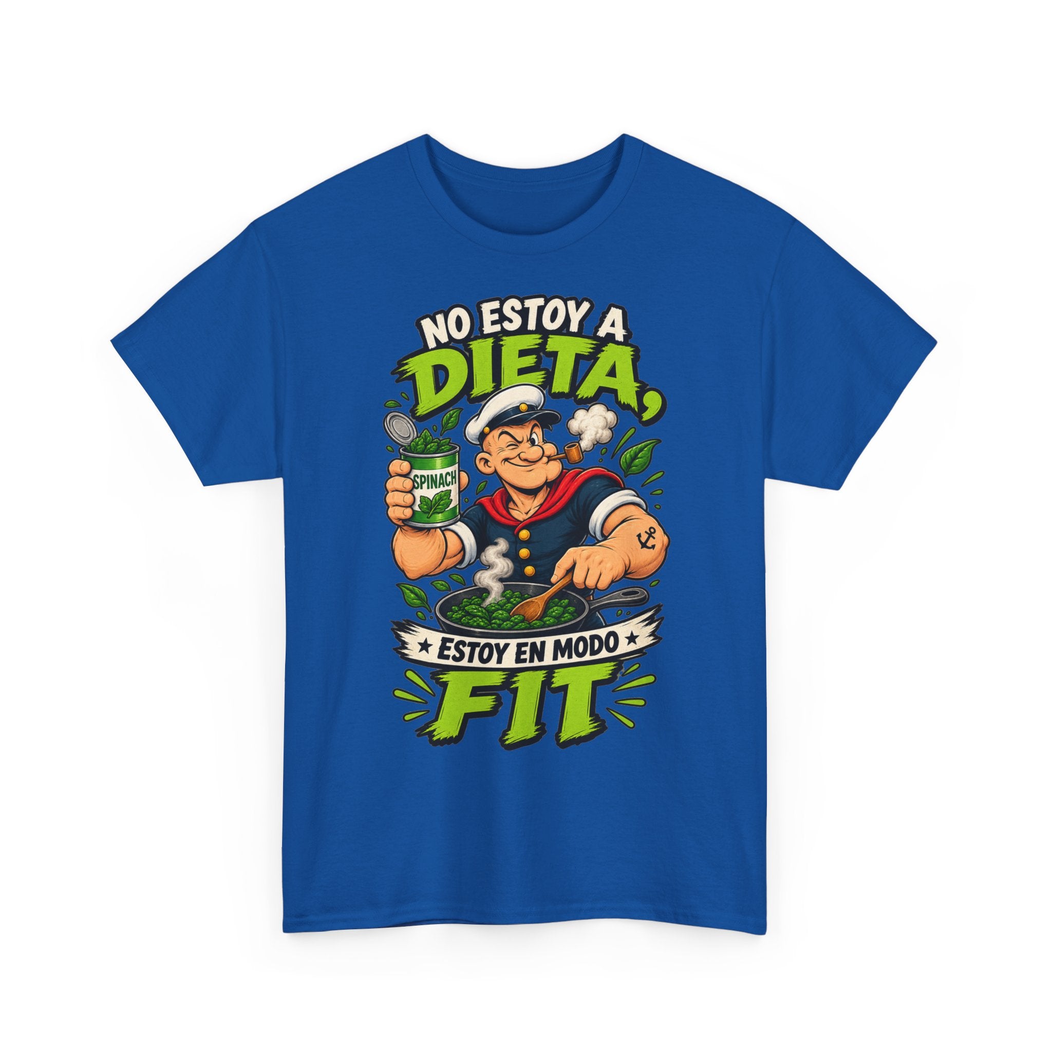 Camiseta "Dieta popeye fit" | Frase divertida