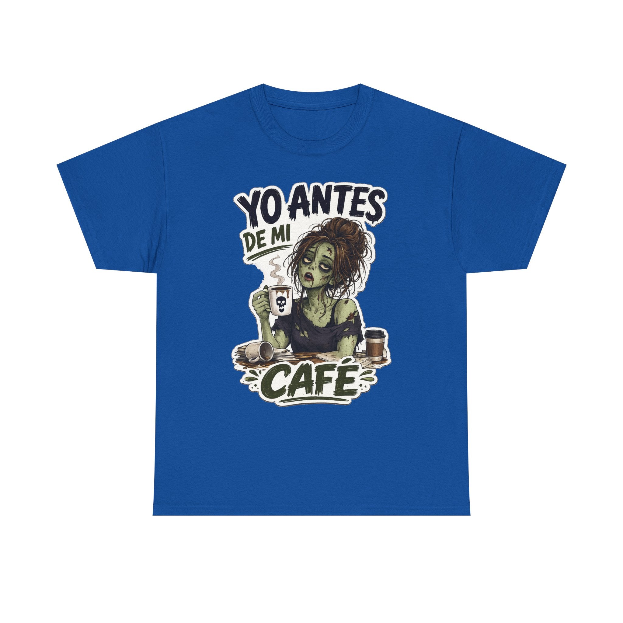 Camiseta "Antes de cafe chica" | Frase divertida