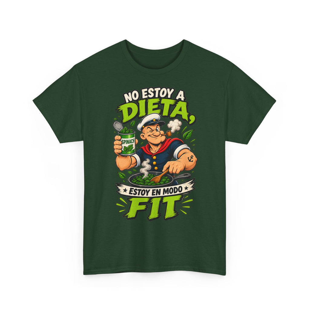 Camiseta "Dieta popeye fit" | Frase divertida