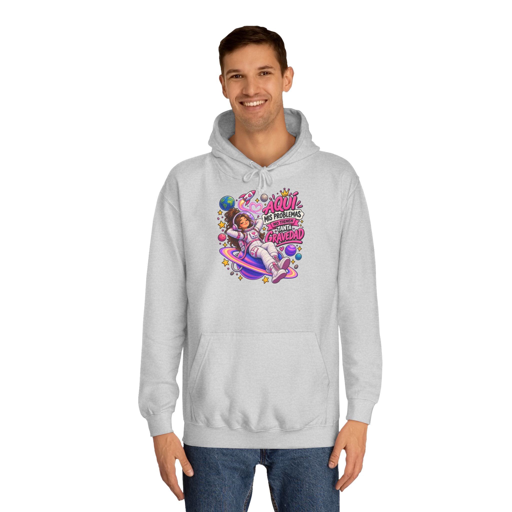 Sudadera "Problemas gravedad chica" | Humor con actitud