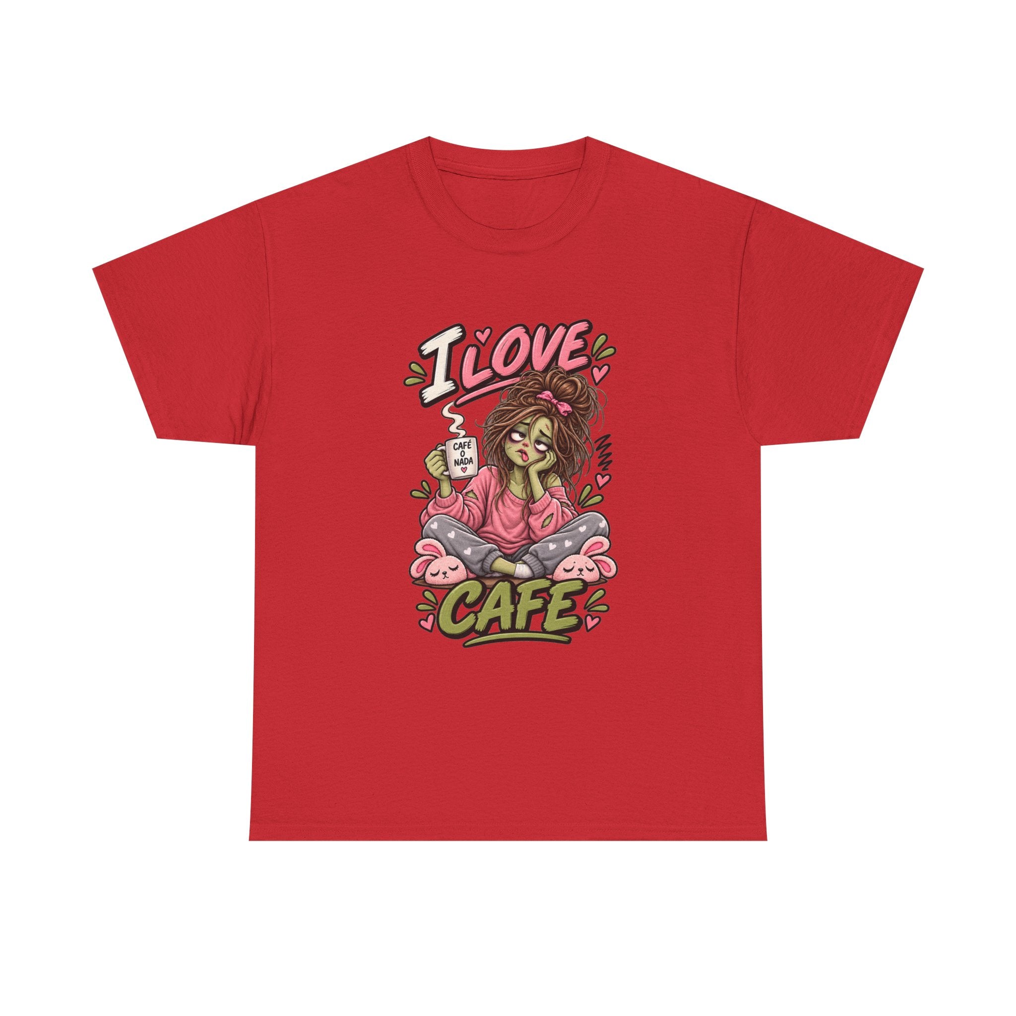 Camiseta "Love cafe" | Frase divertida