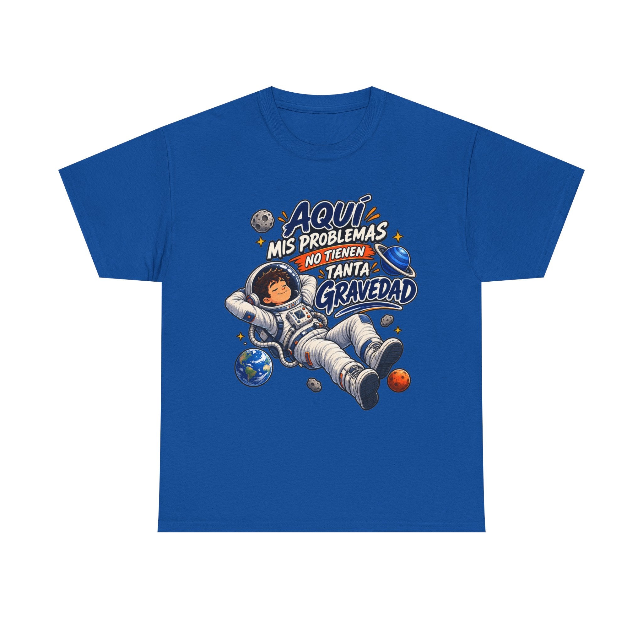 Camiseta "Problemas gravedad chico" | Frase divertida