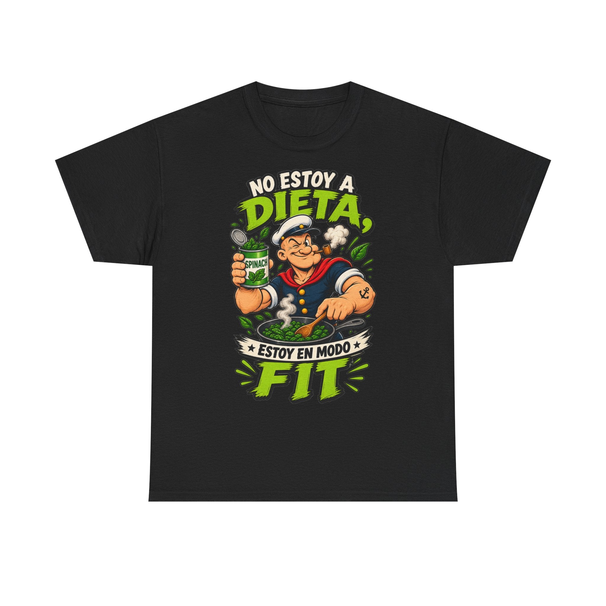 Camiseta "Dieta popeye fit" | Frase divertida