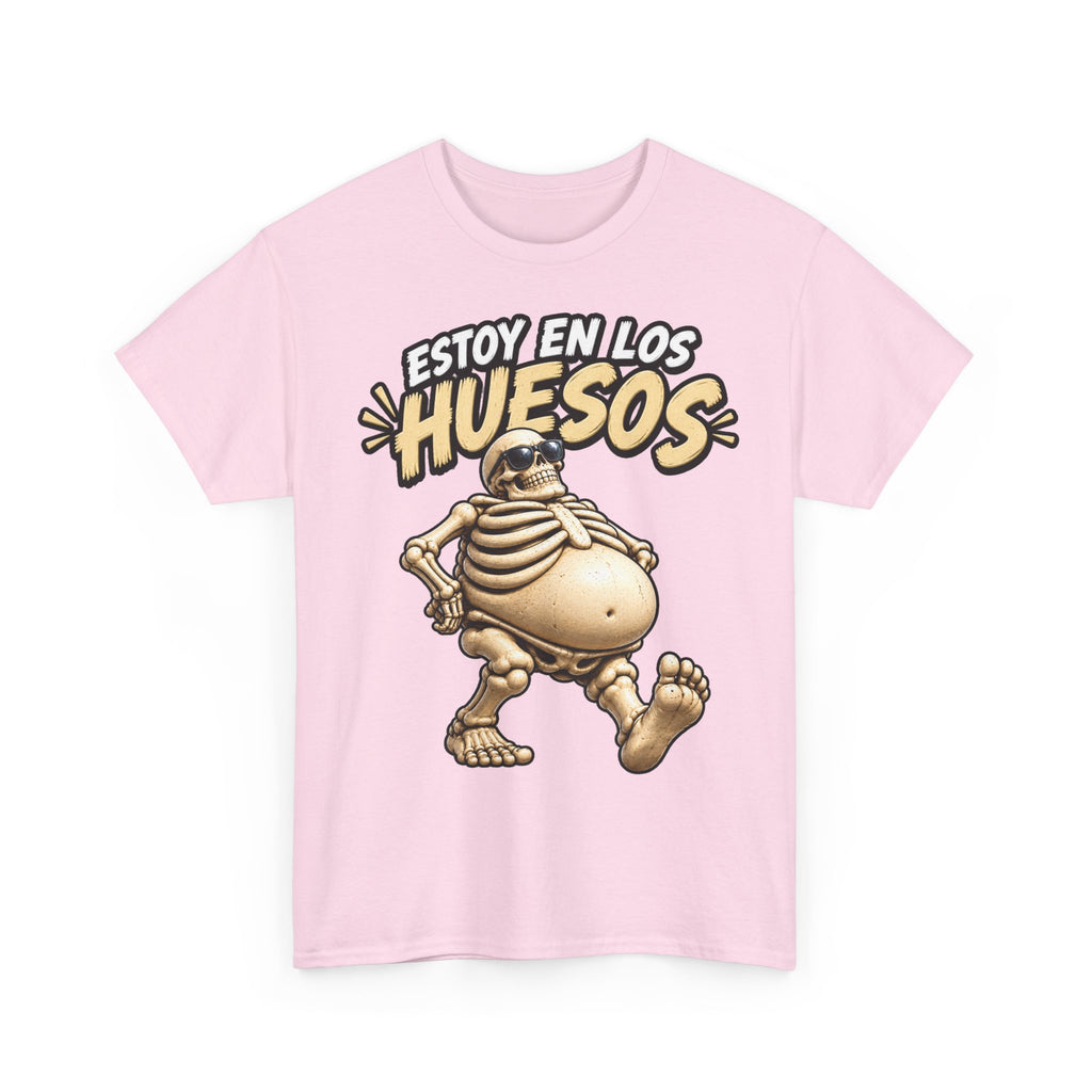 Camiseta "Estoy en los huesos anchos sfondo" | Frase divertida