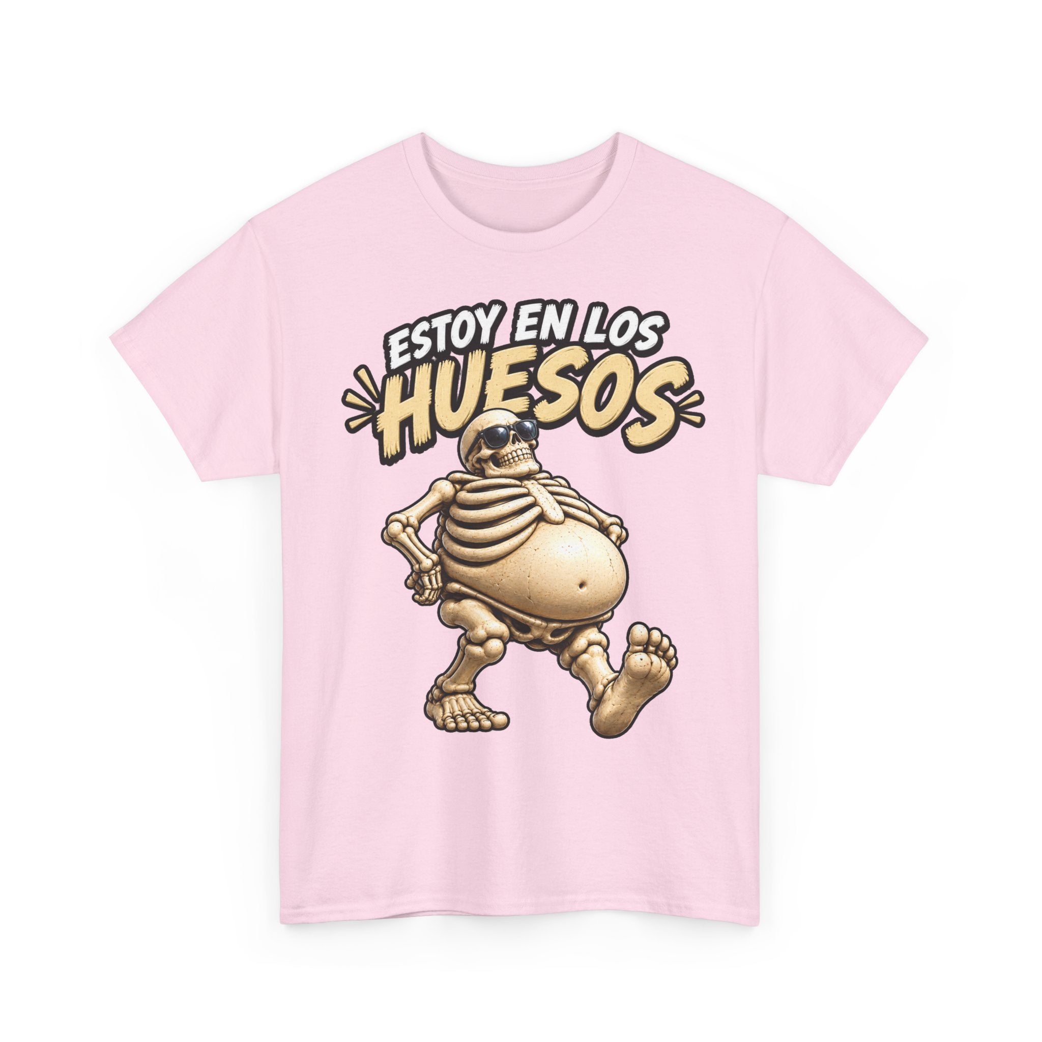 Camiseta "Estoy en los huesos anchos sfondo" | Frase divertida