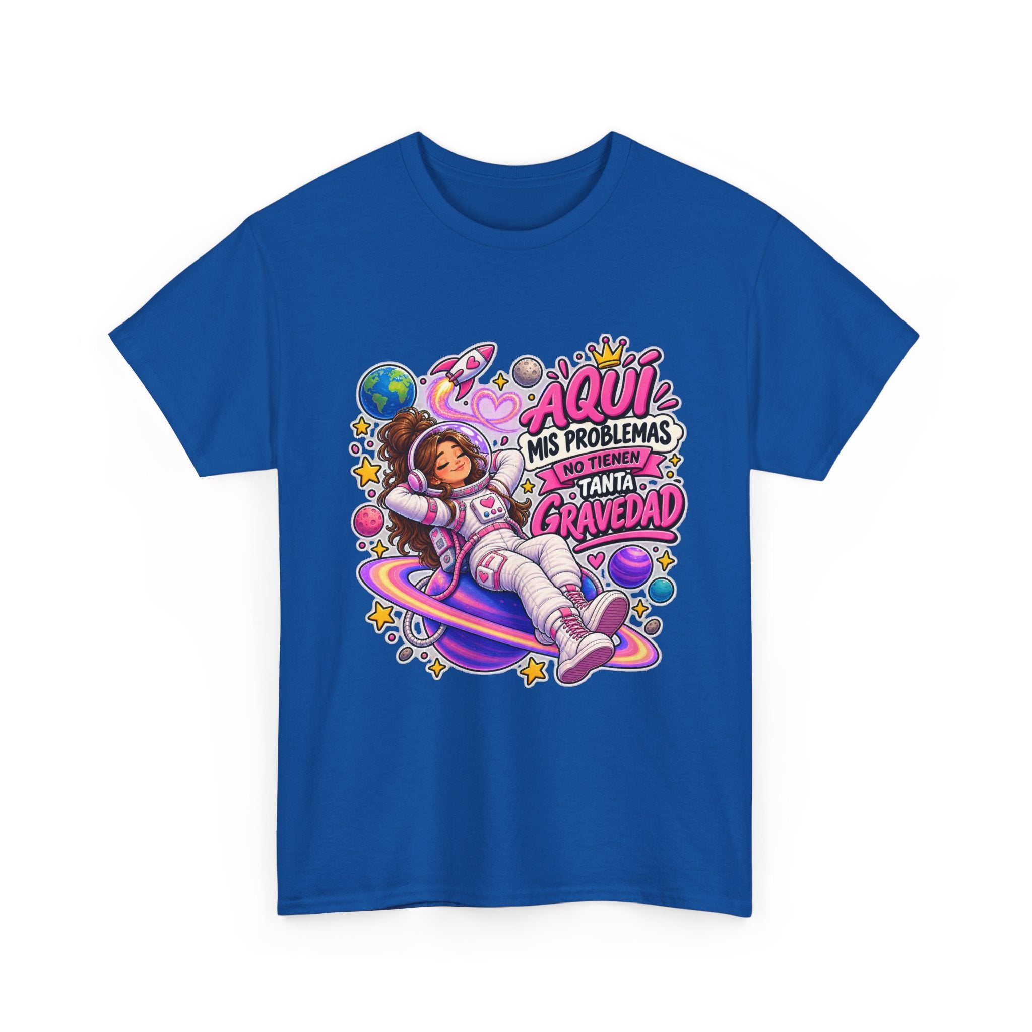 Camiseta "Problemas gravedad chica" | Frase divertida