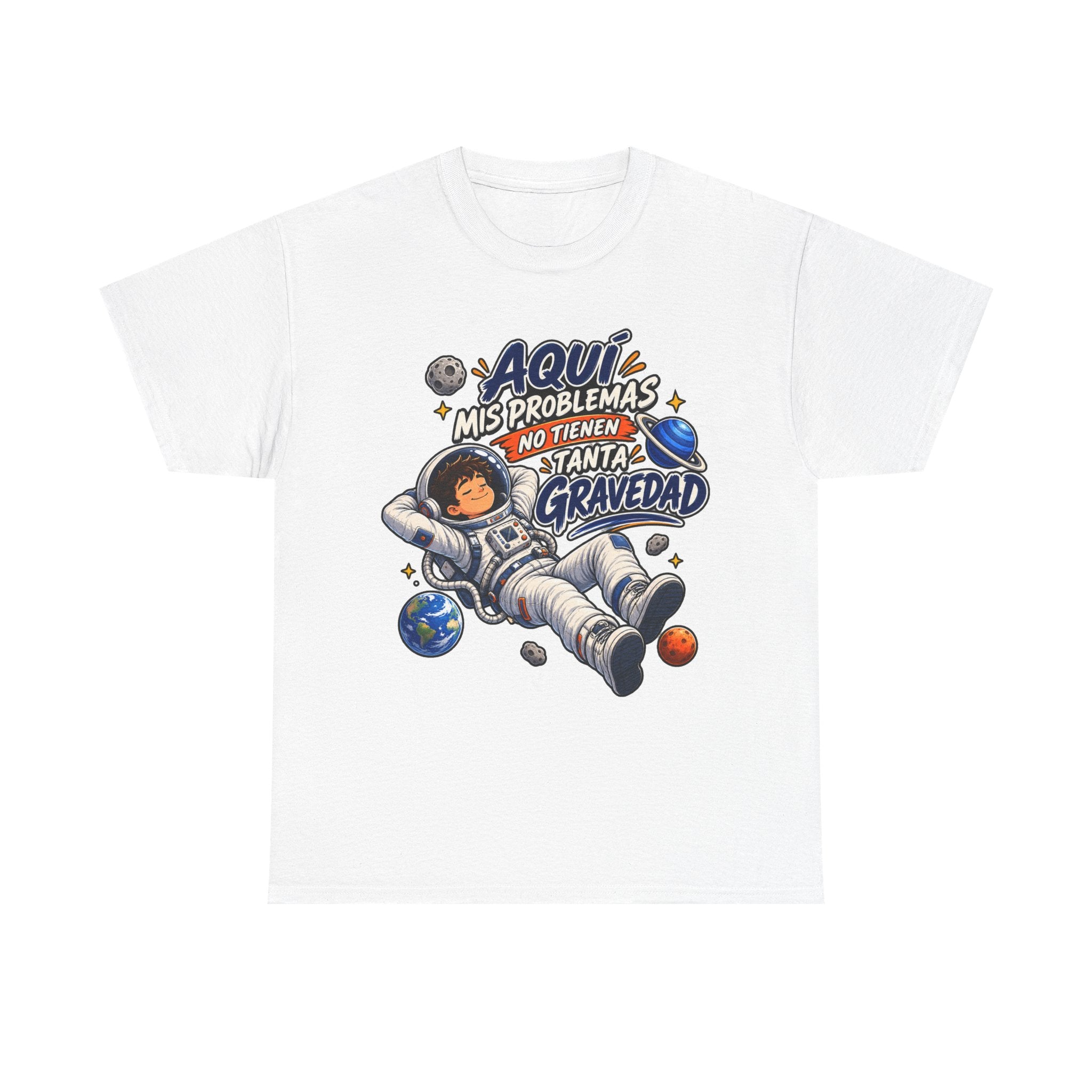Camiseta "Problemas gravedad chico" | Frase divertida